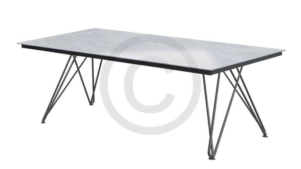 4seasons outdoor tampa table ceramic light marble table 