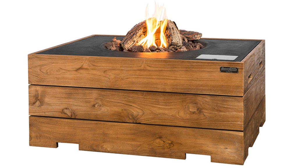 Happy Cocooning Cocoon Table Rechthoek Teak Zwart