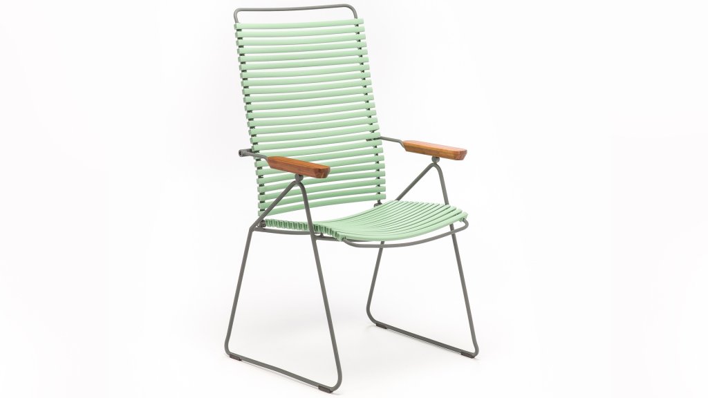 houe click posision stoel dusty green