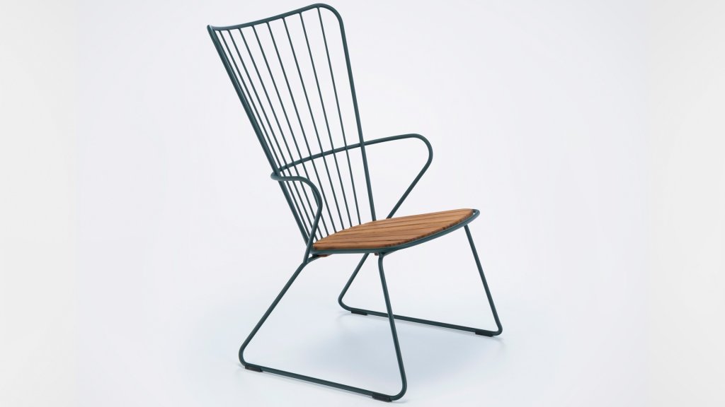 houe poan lounge chair pine green 1