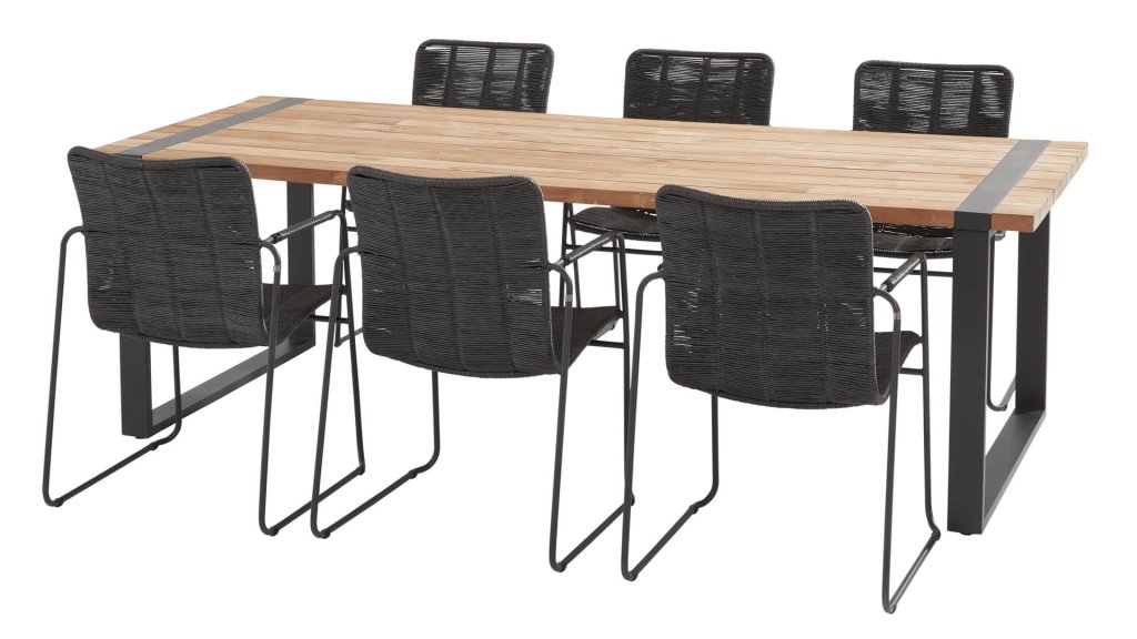 taste 4seasons palma stapelstoel anthracite 