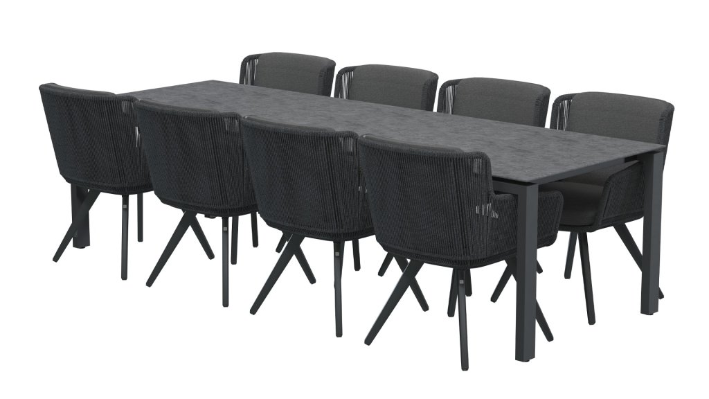 4seasons outdoor flores dining anthracite 213730 