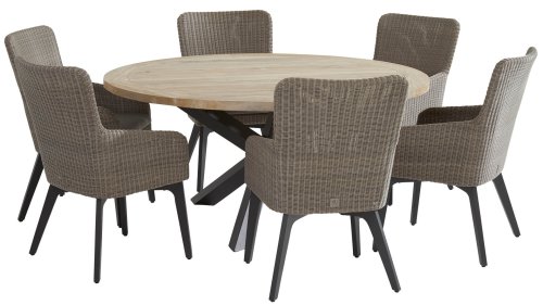 4 seasons outdoor luxor dining set 