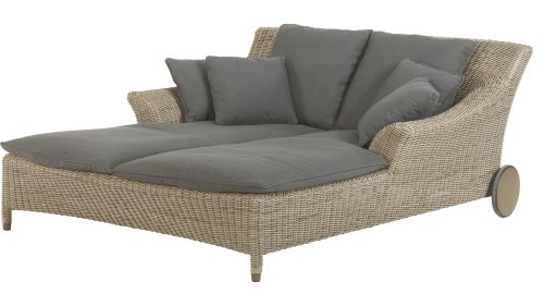 4 seasons outdoor valentine sunbed 2 persons