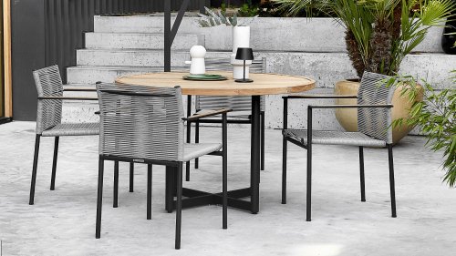 applebee jakarta dining grey 