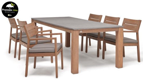 applebee square teak set table berkeley set 2