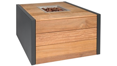 Easyfires Lake Vuurtafel Vierkant Antraciet