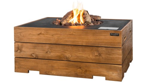 Happy Cocooning Cocoon Table Rechthoek Teak Zwart