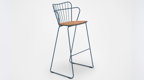 houe poan bar hocker midnight blue 