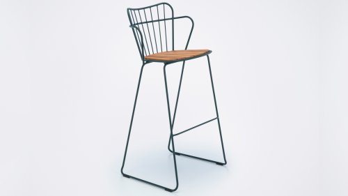 houe poan bar hocker pine green 