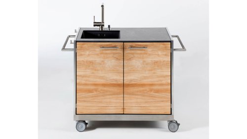 niehoff buitenkeuken kraan teak