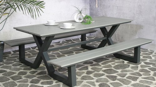 sensline jonas picknickbench grey 