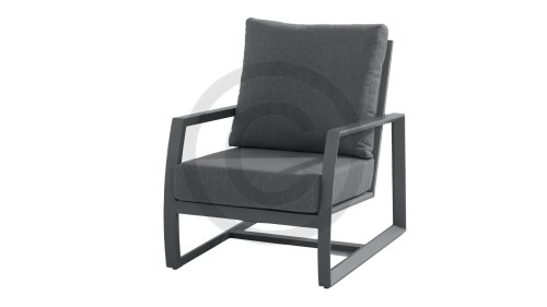 taste 4seasons new mauritius lounge chair matt carbon 91031