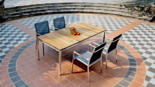 zebra one dining set dark grey 