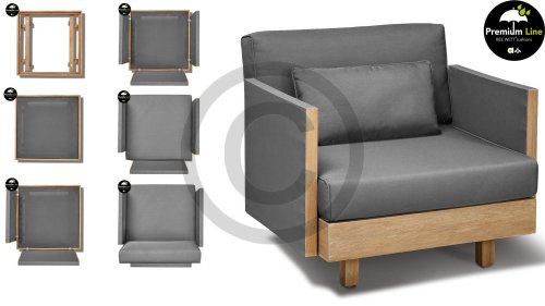 applebee module x loungeset teak