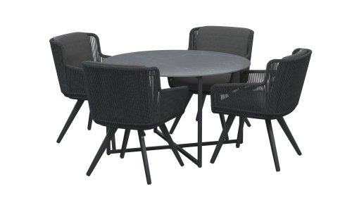 4seasons outdoor flores dining anthracite 213730 