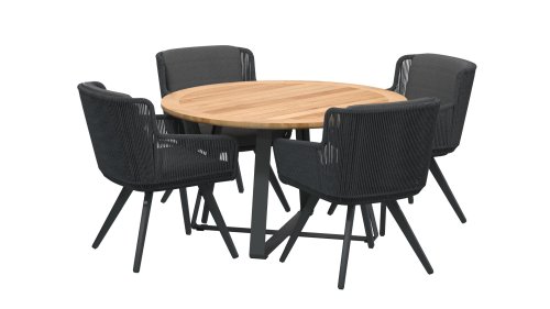 4seasons outdoor flores dining anthracite 213730 