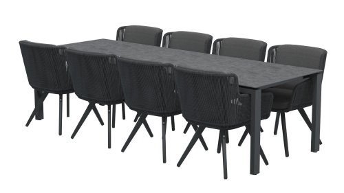 4seasons outdoor flores dining anthracite 213730 