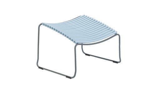 houe click lounge voetenbank dusty light blue